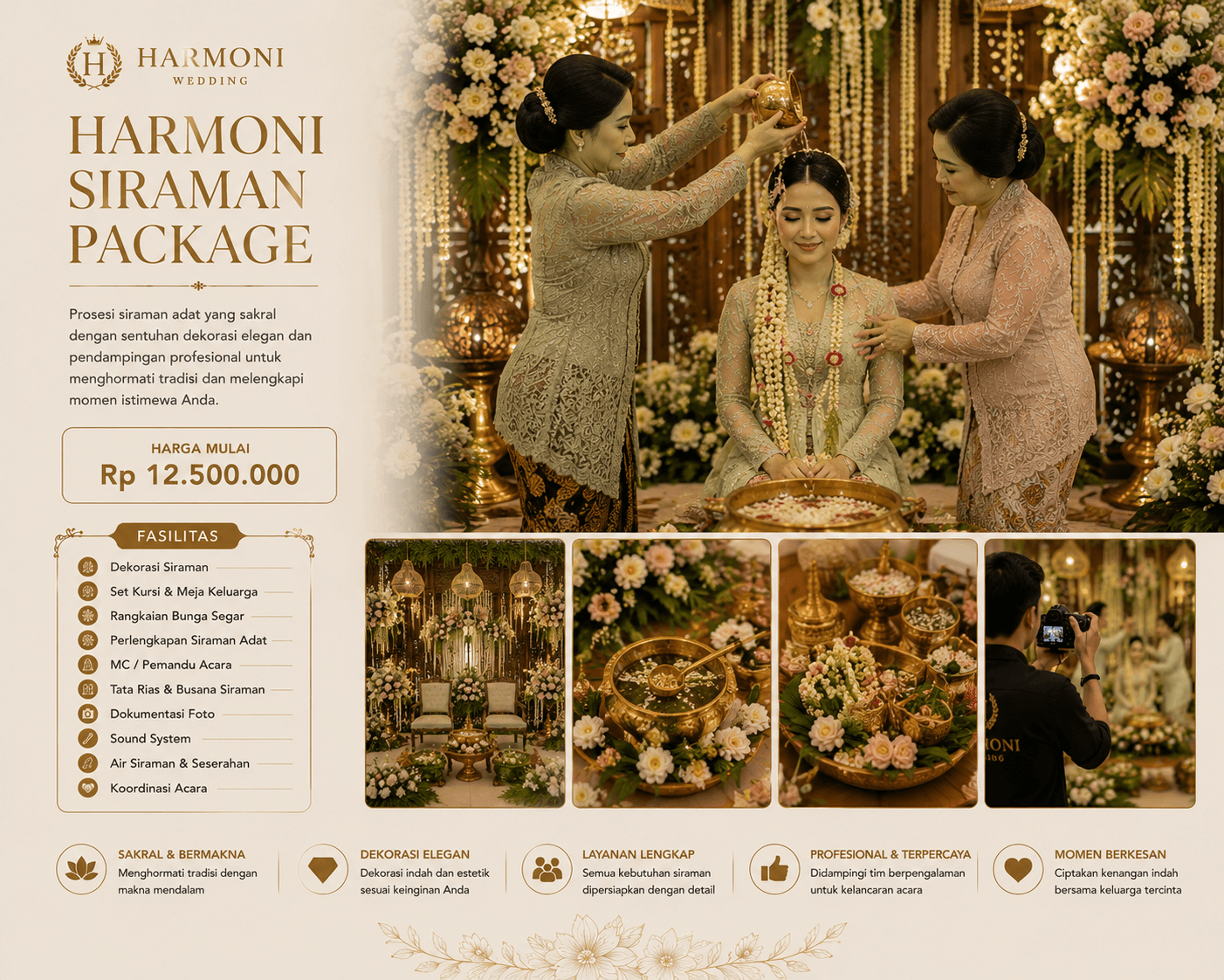 Harmoni Siraman Package